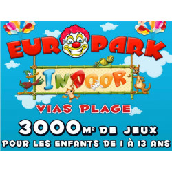 Entrée Europark Indoor Vias à 8€